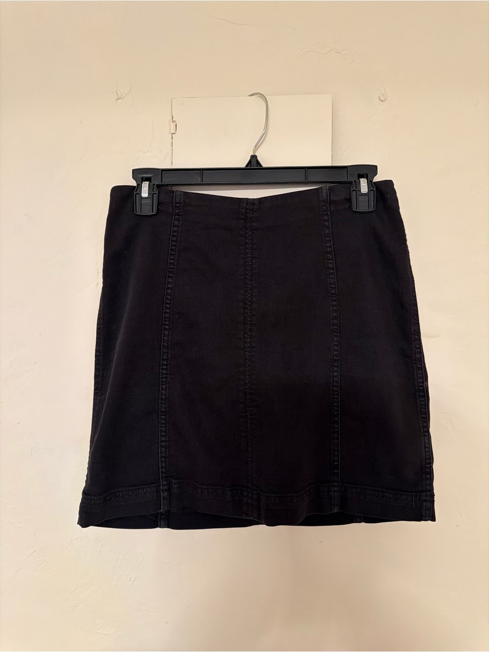 Free People Black Mini Skirt